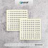 Tem số 1-100, nhãn dán số thứ tự 1-100, nhãn dán decal hình tròn