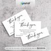 Name Card cám ơn trắng đen, Phiếu cám ơn khách hàng giá rẻ - MS: 101