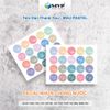 [DECAL NHỰA CHỐNG NƯỚC] nhãn dán cảm ơn Sticker Thanks dành cho shop bán hàng, size 2.5cm tông màu Pastel lãng mạn