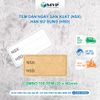 Tem Nhãn Decal Dán Ghi Ngày Sản Xuất (NSX) Và Hạn Sử Dụng (HSD) [combo 100 tem]