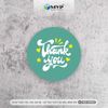 Tem Thank You Decal dán nhiều màu - nhãn dán thanks - tem cám ơn cho shop