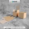 Hộp giấy hình vuông màu trắng 350gsm, hộp giấy vuông Kraft kích thước 5x5x5cm
