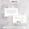 Card Cám Ơn, Card Thank You, Thiệp Cảm Ơn - Size 9x5,4cm - Giấy C300 Cán Màng Mờ Phong Cách Vintage
