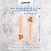 Tem dán thank you dài, tem dán niêm phong chai hộp nhiều màu pastel, Decal giấy cán màng OPP mờ chống nước