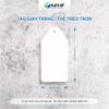 Nhãn mác tag giấy trắng trơn nhiều mẫu - Thẻ treo trơn không in