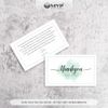 Thank You Card, Thiệp Cảm Ơn - Size 9x5,4cm - Giấy C300 Cán Màng Mờ