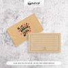Card Cảm Ơn Giấy Kraft, Card Thank You chừa ghi nội dung