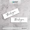 Name Card cám ơn trắng đen, Phiếu cám ơn khách hàng giá rẻ - MS: 101
