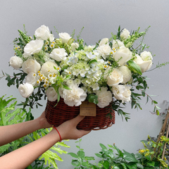 Giỏ Hàn Quốc tú cầu