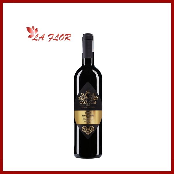  Rượu vang Casa Gras Syrah Tempranillo  Organic 2018 