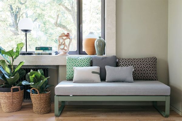 Ghế băng sân vườn Đôn ghế dài ngoài trời BELLEVIE Nội thất ngoài trời Fermob