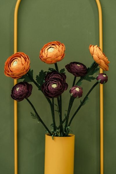  RANUNCULUS (3) Paper Flower 