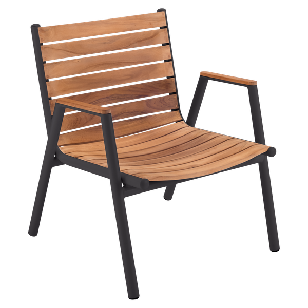  PILOTIS Teak Low Armchair 