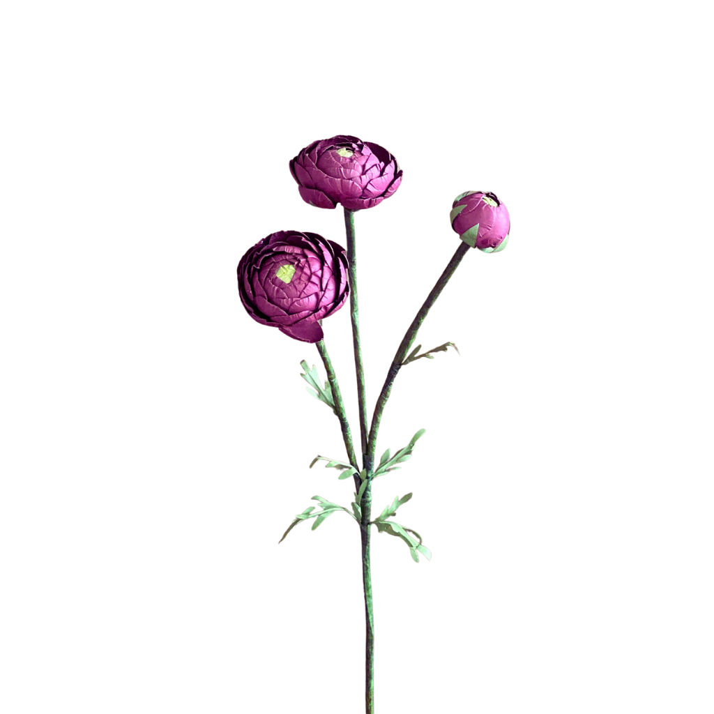  RANUNCULUS (3) Paper Flower 