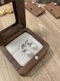  Bông Tai AB2029 Ngọc Trai 7-8mm Thiết Kế Trăng & Sao - Chế Tác bạc Ý S925 Phỉ Bạch Kim Cao Cấp 