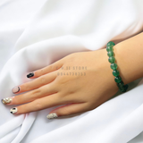  Vòng đá thạch anh dâu tây xanh 