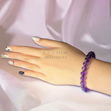  Vòng đá thạch anh tím 