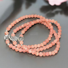 Chuỗi đá đào hoa - Rhodochrosite - Mix Bạc