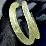  Vòng tay bản đũa đá thạch anh vàng 