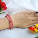  Chuỗi đá đào hoa - Rhodochrosite 