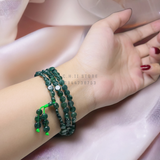  Chuỗi lam ngọc hạt dẹt 