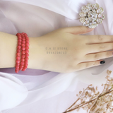 Chuỗi đá Tường vi - Rhodonite 