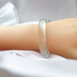  Vòng tay bản hẹ đá thạch anh trắng 