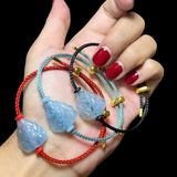  Dây đeo tay hồ ly chúa aquamarine 