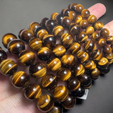  Vòng đá mắt hổ nâu vàng 