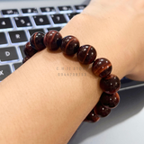  Vòng đá mắt hổ nâu đỏ 