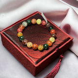  Vòng đá thạch anh ưu linh đa sắc 