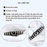  Dây đeo cổ mặt Dzi Bead 1 Mắt Núi và Dzi Quý Nhân 