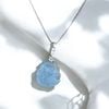 Mặt dây chuyền hồ ly aquamarine
