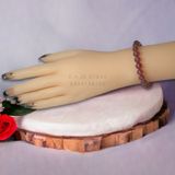  Vòng đá thạch anh dâu tây hồng 