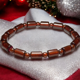  Vòng lu thống đá Garnet - Ngọc Hồng Lựu 
