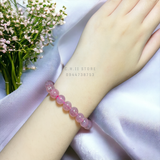  Vòng đá thạch anh hồng (tím) 