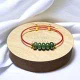  Dây đeo tay ngũ điếu ngọc bích 