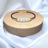 Dây đeo tay ngũ điếu cẩm thạch trắng 