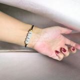  Dây đeo tay ngũ điếu cẩm thạch trắng 