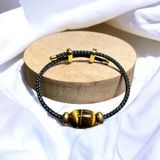  Dây đeo tay lu thống mắt hổ nâu vàng 