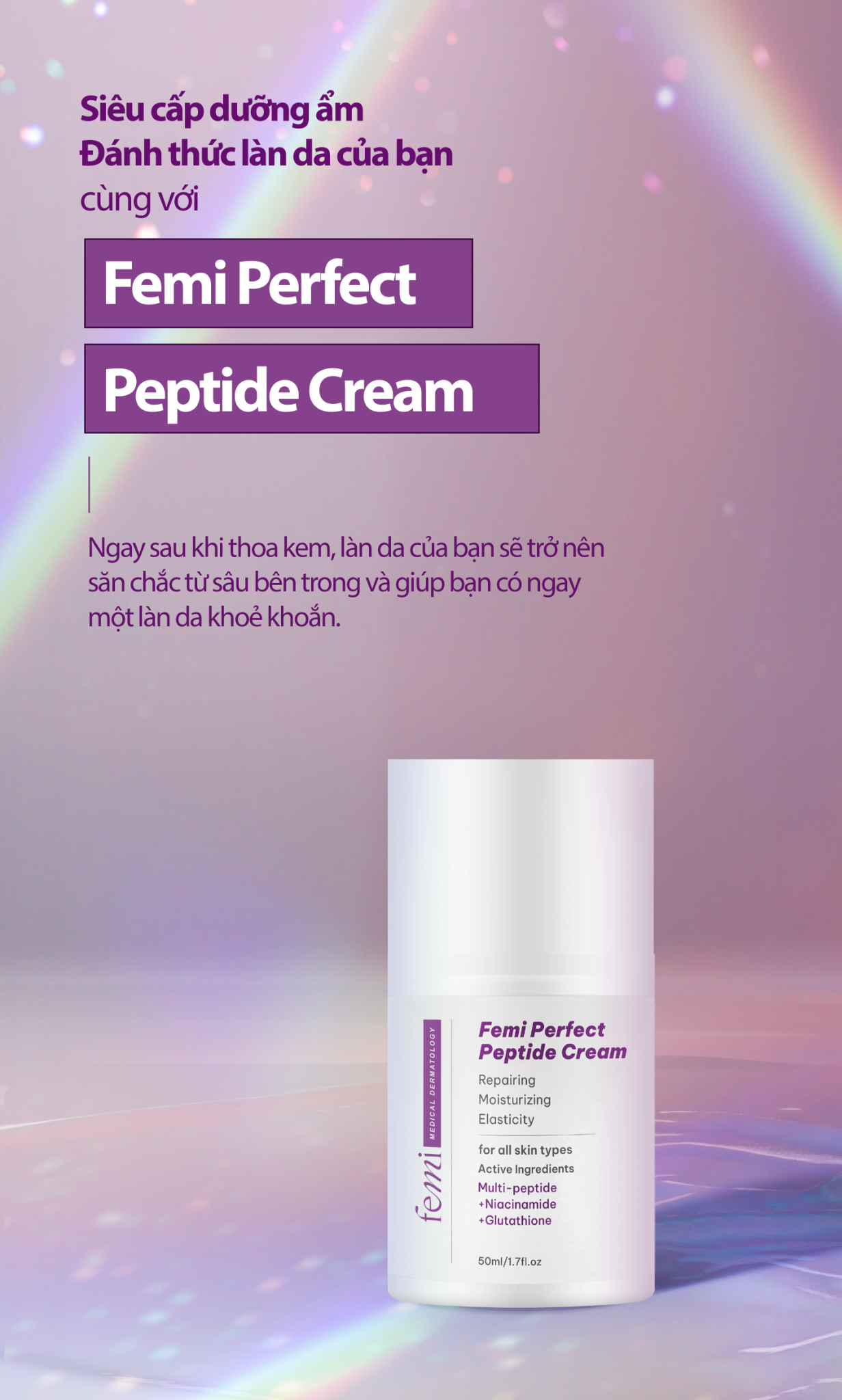  Kem Dưỡng Phục Hồi Tái Tạo Hoàn Hảo ( Peptide) 