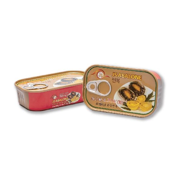  BÀO NGƯ ĐÓNG HỘP JINSHIM (JS) ABALONE HÀN QUỐC (HỘP 3 CON) 