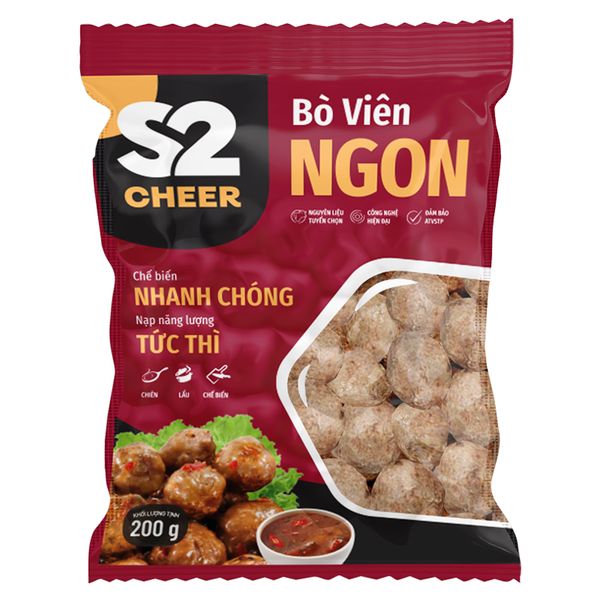  S2 CHEER BÒ VIÊN NGON - 200G 