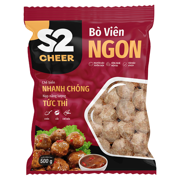  S2 CHEER BÒ VIÊN NGON - 500G 