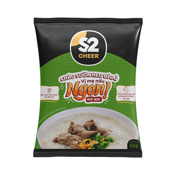  S2 CHEER CHÁO SƯỜN HEO BÍ ĐỎ 