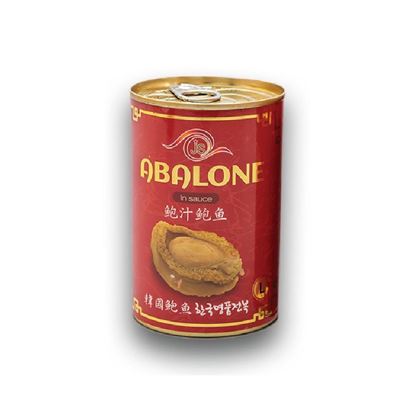  BÀO NGƯ ĐÓNG LON JINSHIM (JS) ABALONE HÀN QUỐC (6 CON/LON) 
