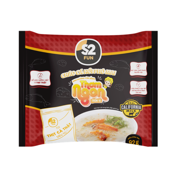  S2 FUN CHÁO CÁ HỒI PHÔ MAI 