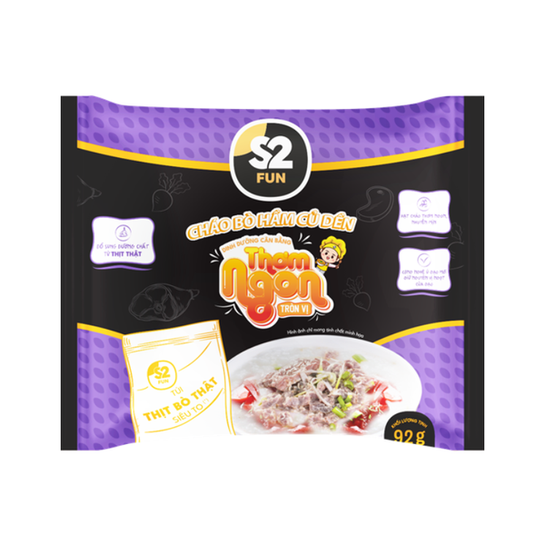  S2 FUN CHÁO BÒ HẦM CỦ DỀN 