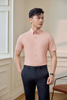 Áo sơ mi cộc tay cơ bản (Hồng, 39)