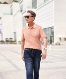  Áo polo cơ bản, (Cam, 39) 